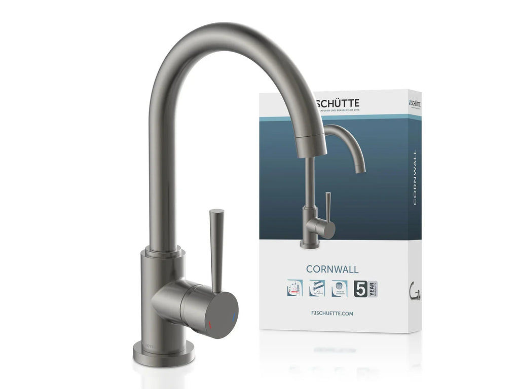 Schtte Mitigeur robinet de cuisine CORNWALL, avec bec courb