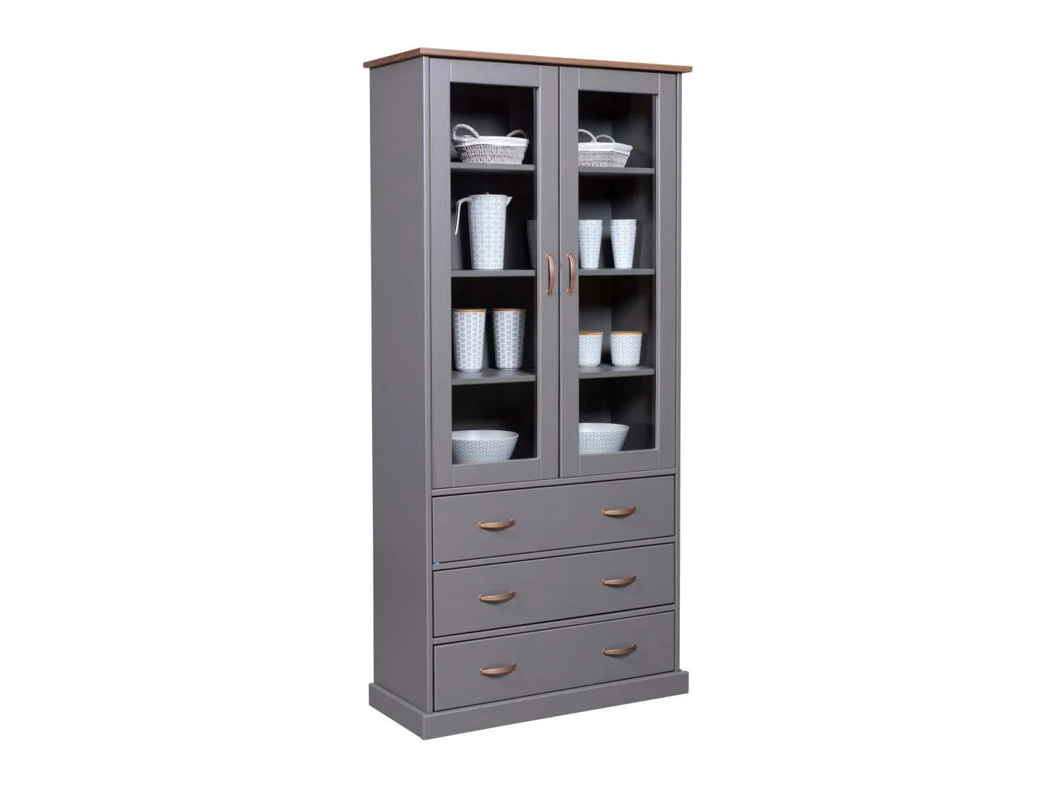 Inter Link Vitrine buffet Westerland , 90 x 38,40 x 190 cm