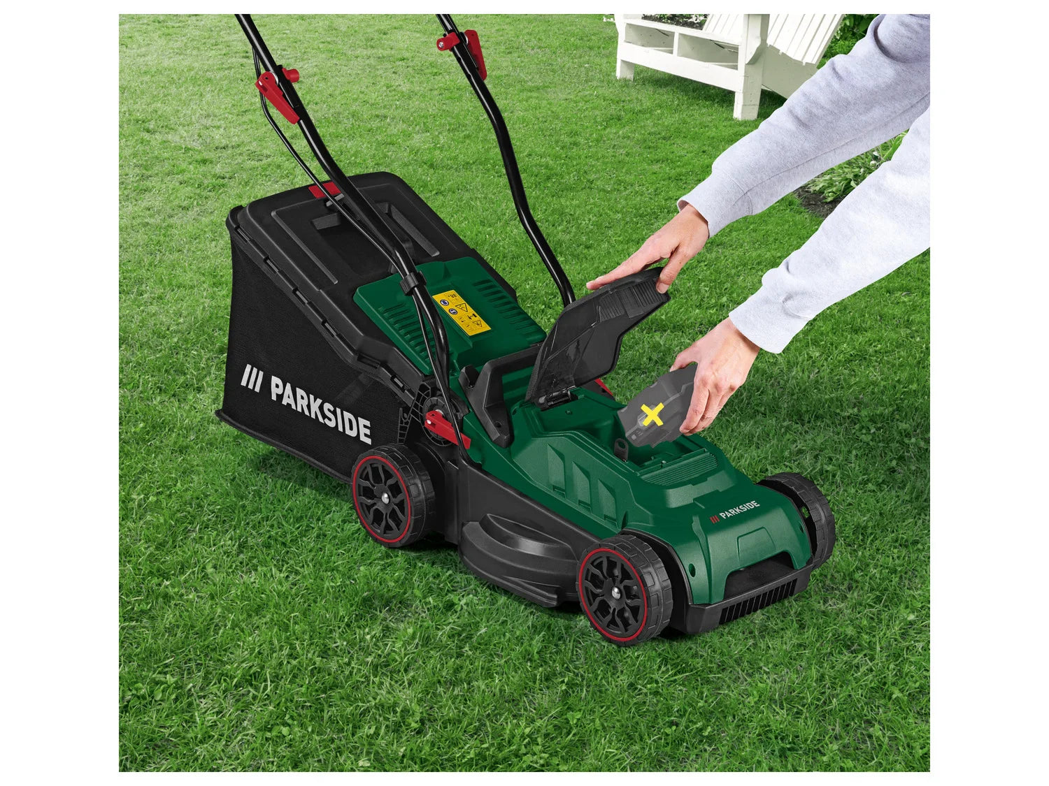 PARKSIDE Tondeuse sans fil PRMA 20-Li B2, 20 V