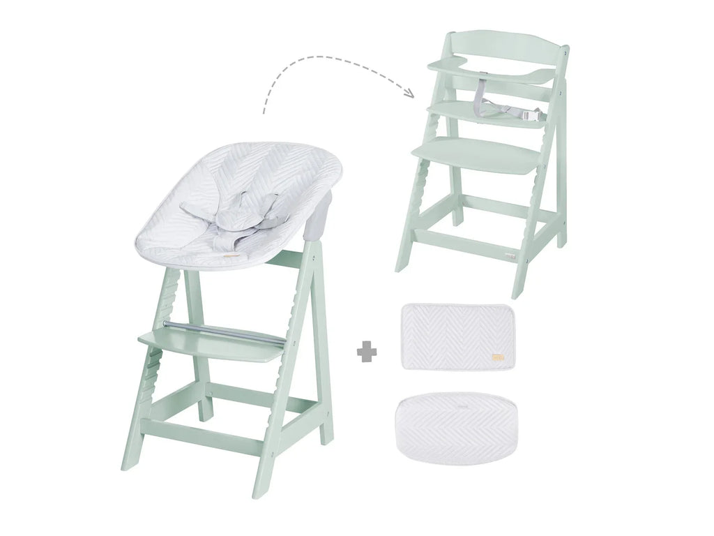 roba Chaise haute volutive Born Up Zick Zack 2 en 1