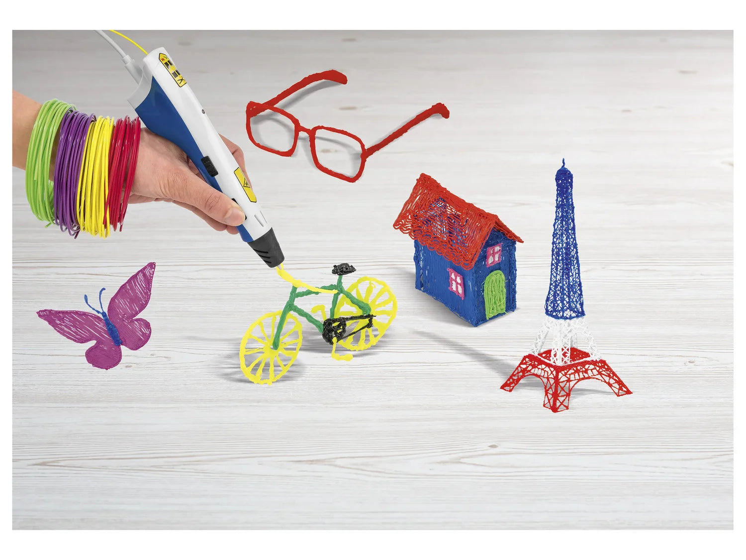 crelando Set de feutres 3D, 18 pices