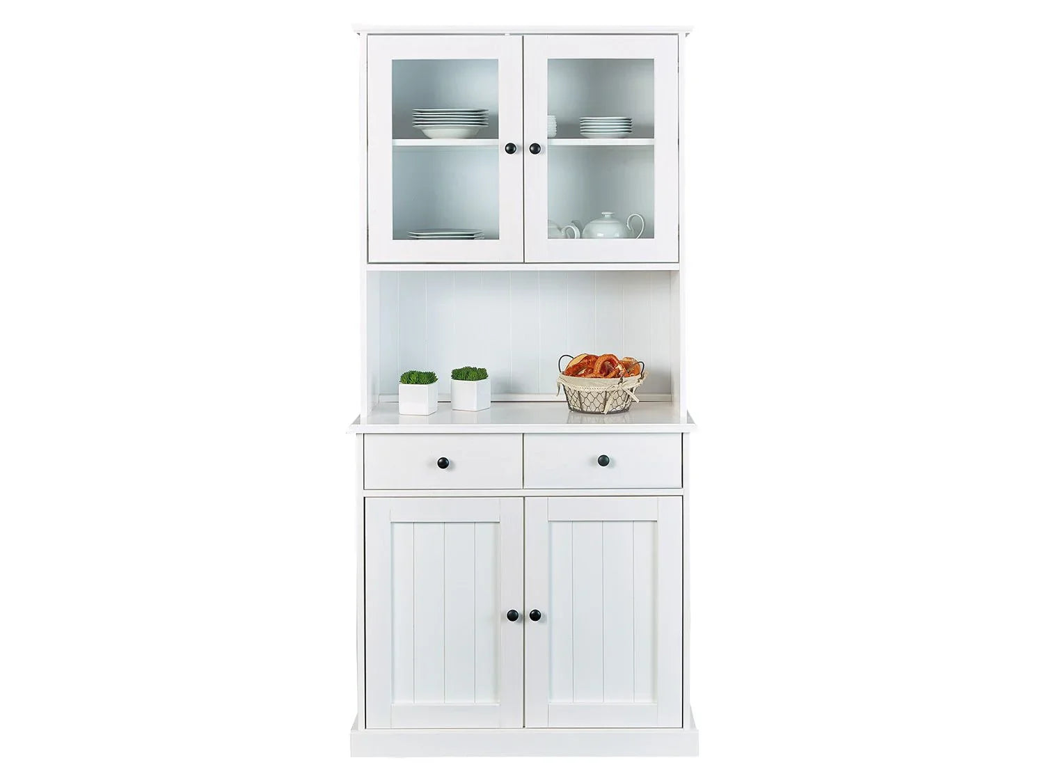 Inter Link Commode haut de gamme style campagnard, bois de pin