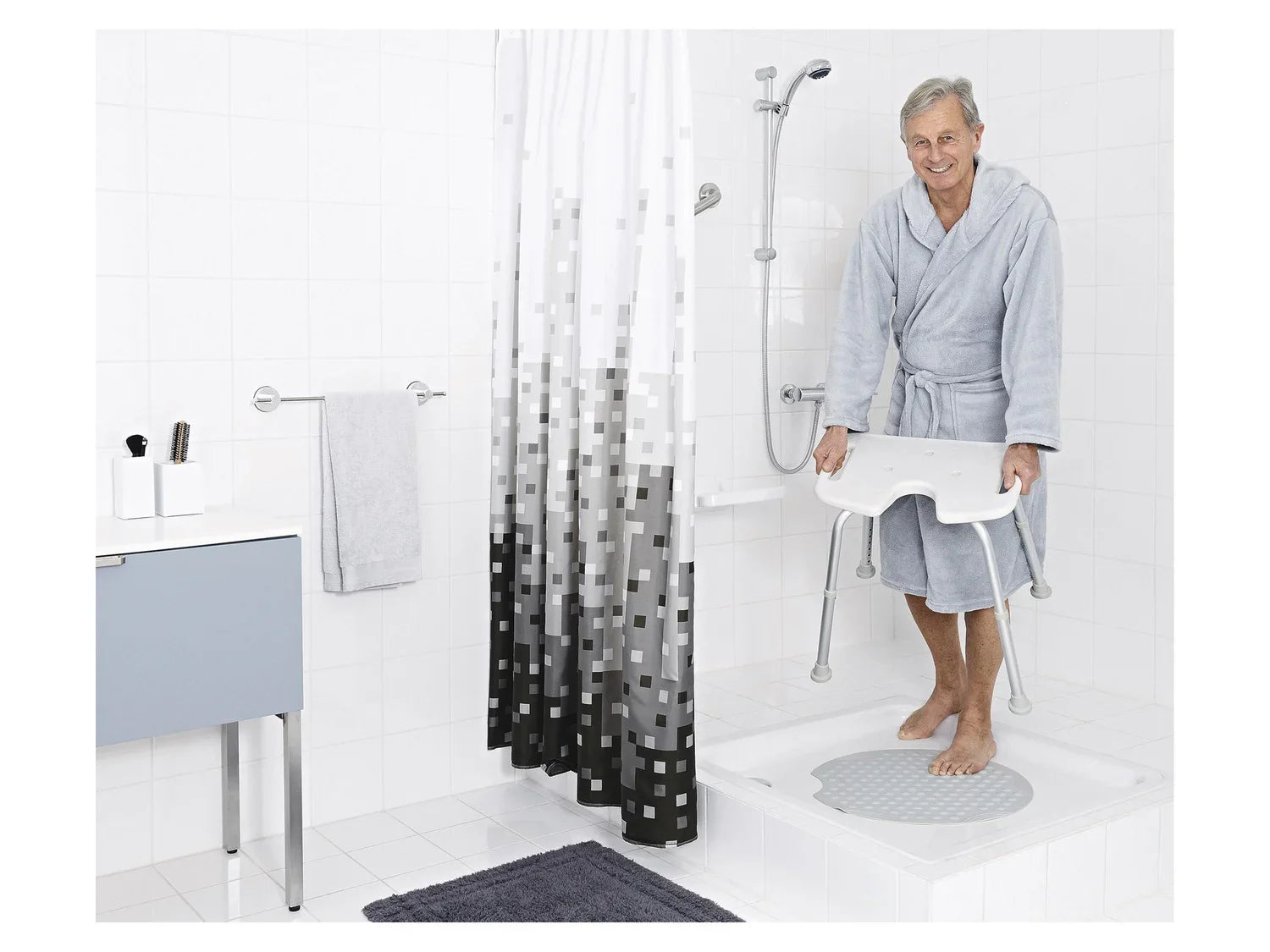 Ridder Tabouret, marchepied ou sige pour douche/baignoire