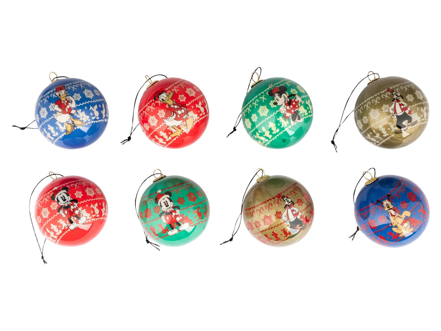 DISNEY Boules de Nol, 8 pices
