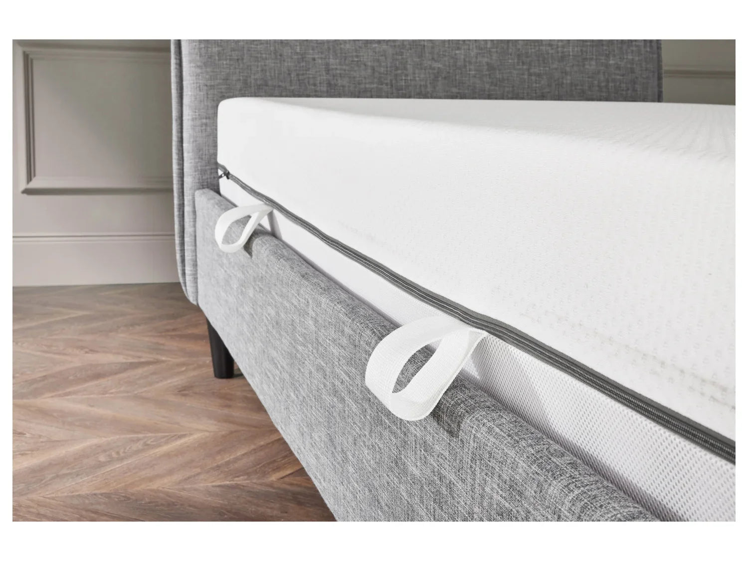 LIVARNO home Matelas en mousse hybride, 7 zones, H3, 140 x 190 cm
