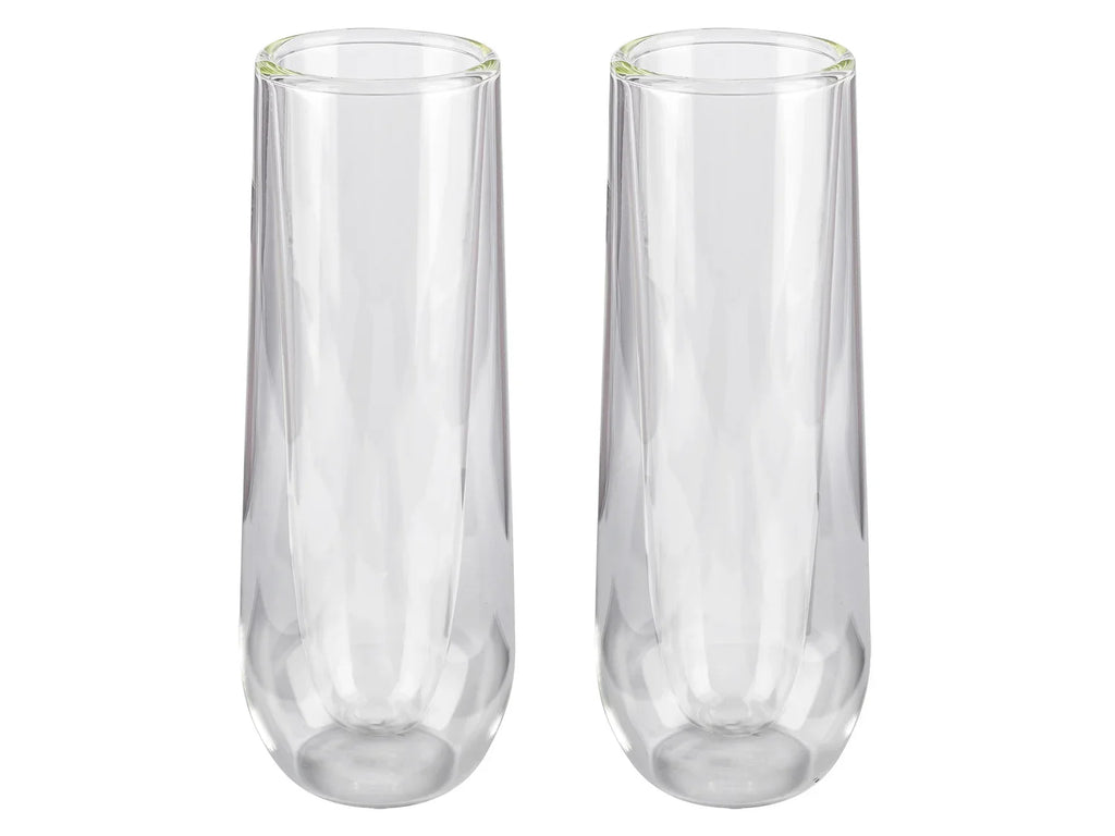 ERNESTO Lot de 2 verres  double paroi