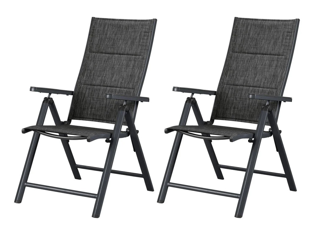 LIVARNO home Table de jardin Houston + Lot de 6 fauteuils Toronto
