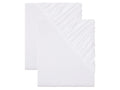 LIVARNO home Lot de 2 draps-housses en jersey, 140-160 x 200 cm