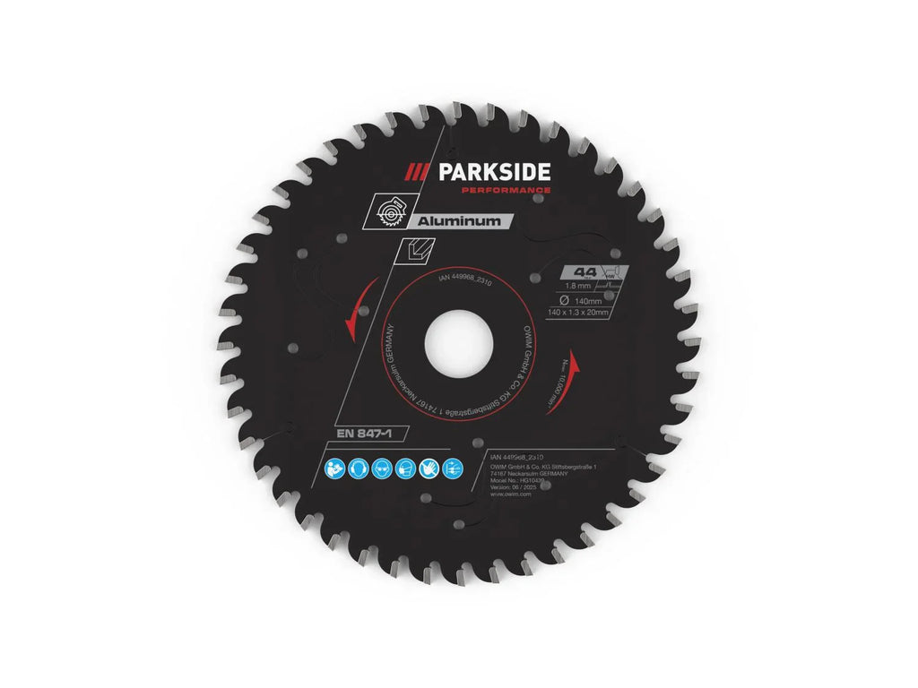 PARKSIDE PERFORMANCE Lame de scie circulaire,  140 mm, 20 dents, 40 dents, 44 dents