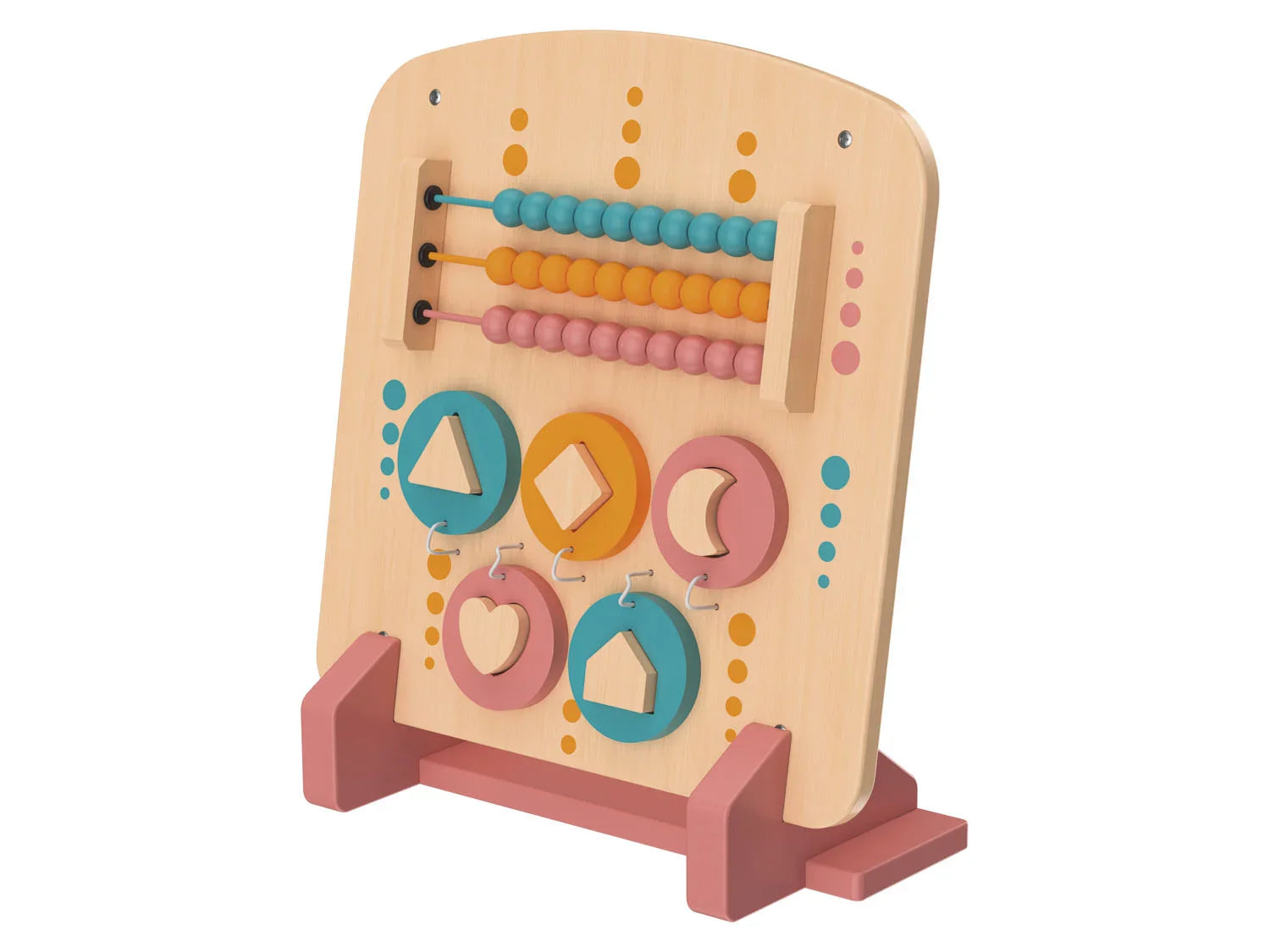 Playtive Jeu mural en bois vritable, 2 pices