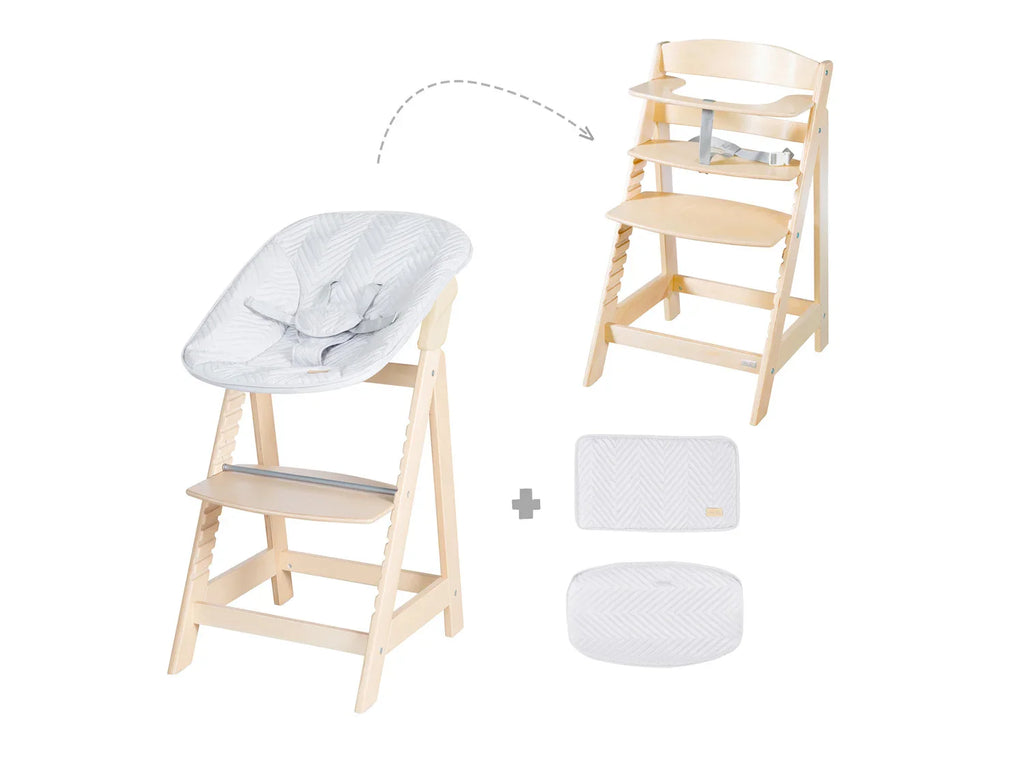 roba Chaise haute volutive Born Up Zick Zack 2 en 1