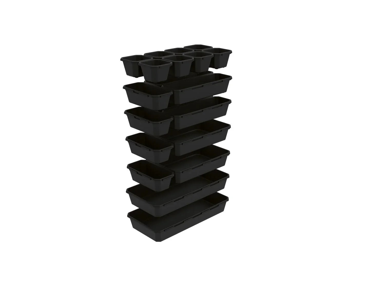 PARKSIDE Set de 20 bacs de rangement