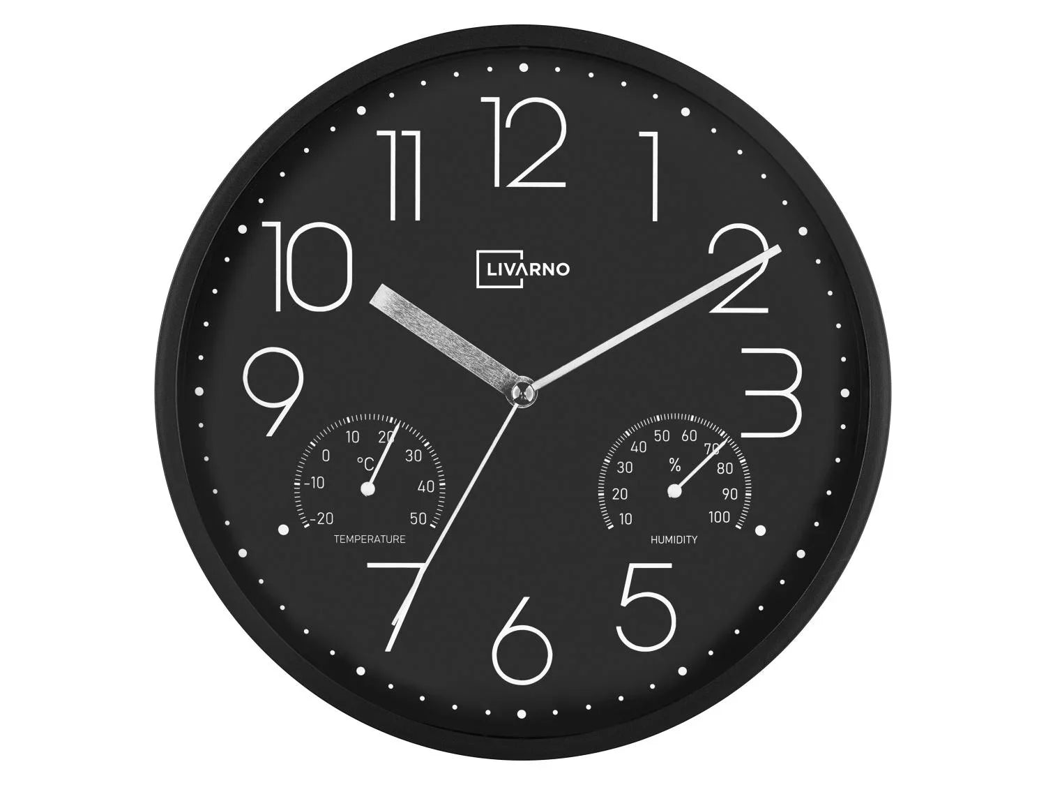 LIVARNO Horloge murale avec thermomtre et hygromtre