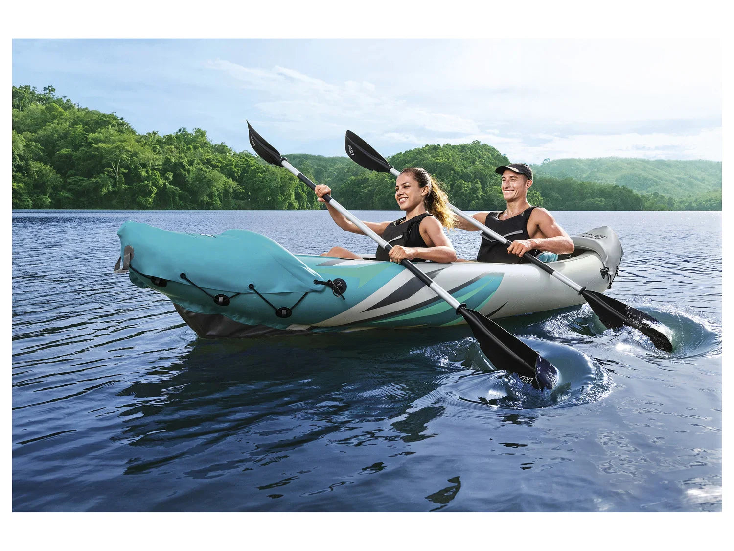 Bestway Set de kayak gonflable Hydro-Force Rapid Elite X2