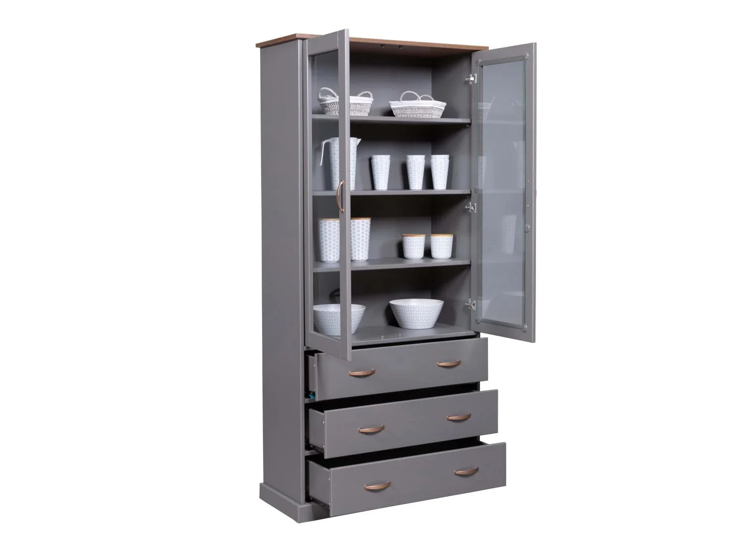 Inter Link Vitrine buffet Westerland , 90 x 38,40 x 190 cm