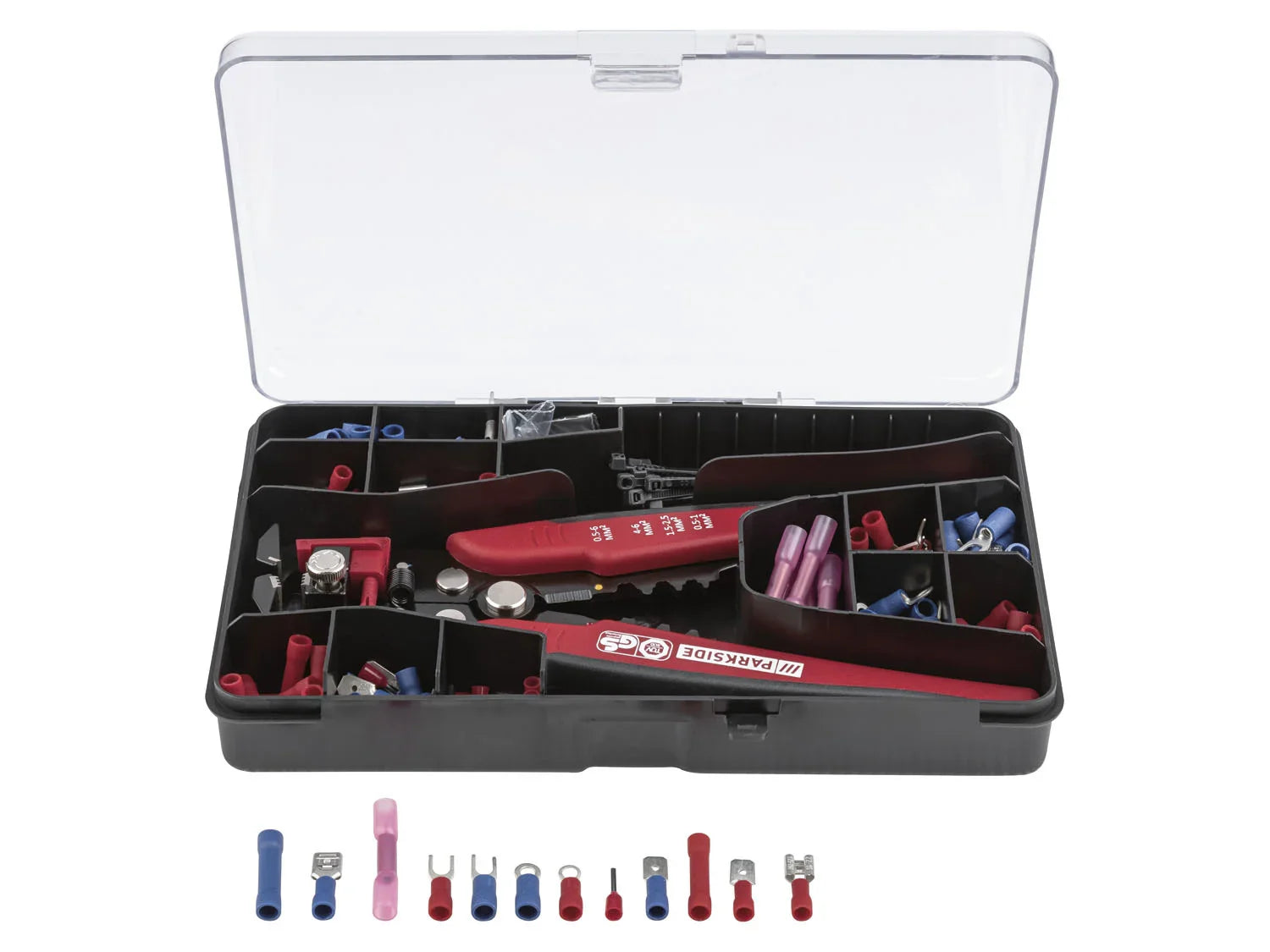 PARKSIDE Set de pinces  sertir PCZS 231 A2, 231 pices