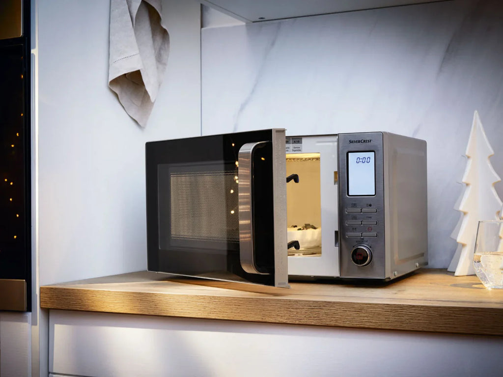 SILVERCREST KITCHEN TOOLS Four  micro-ondes numrique SMW 800 F2 silver, 1200 W