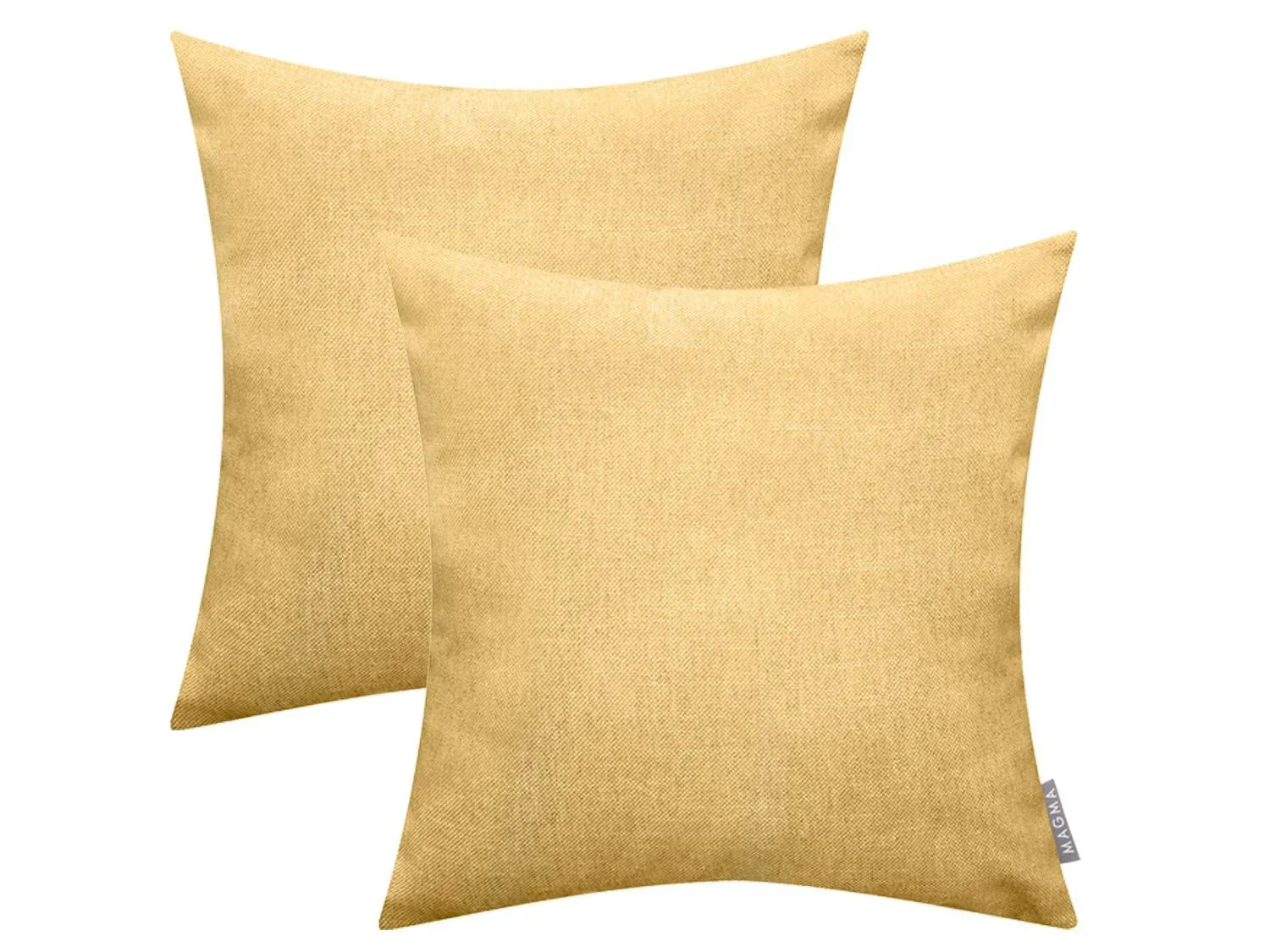 MAGMA Lot de 2 housses de coussin, 40 x 40 cm ou 50 x 50 cm
