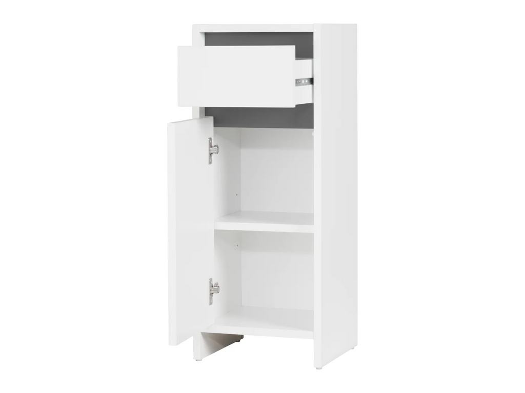 LIVARNO home Armoire latrale de salle de bains Oslo, 32 x 80 x 28 cm, blanche