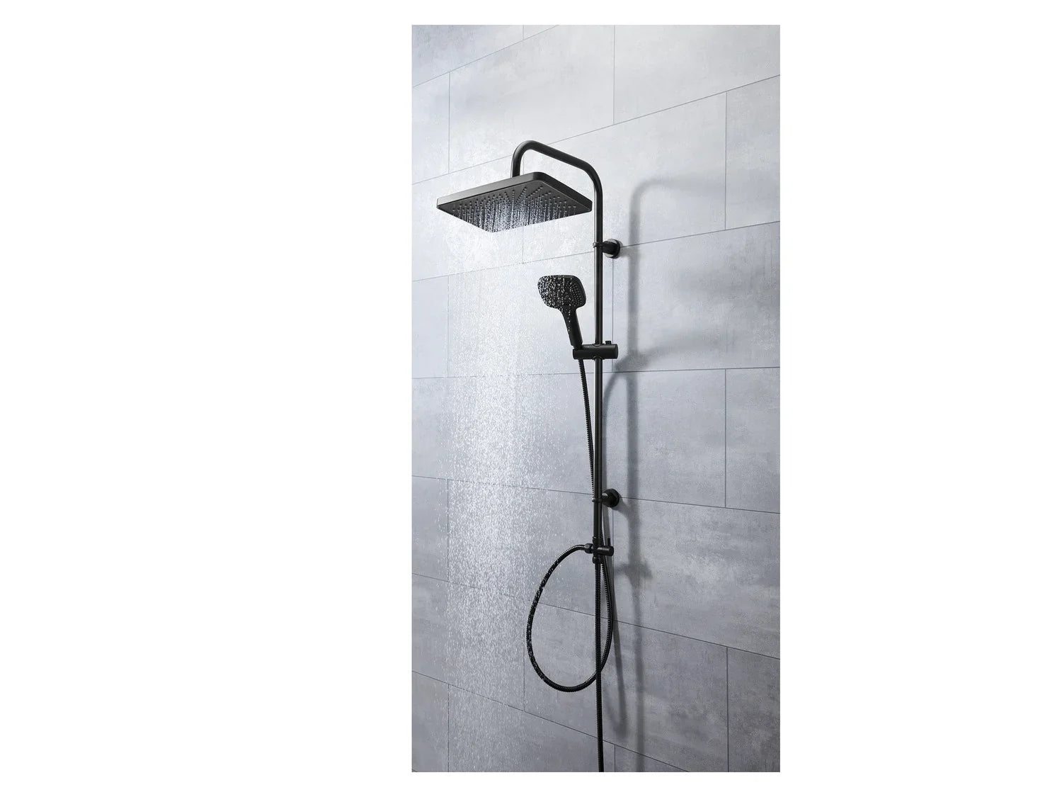 LIVARNO home Colonne de douche XXL avec systme anti-gouttes
