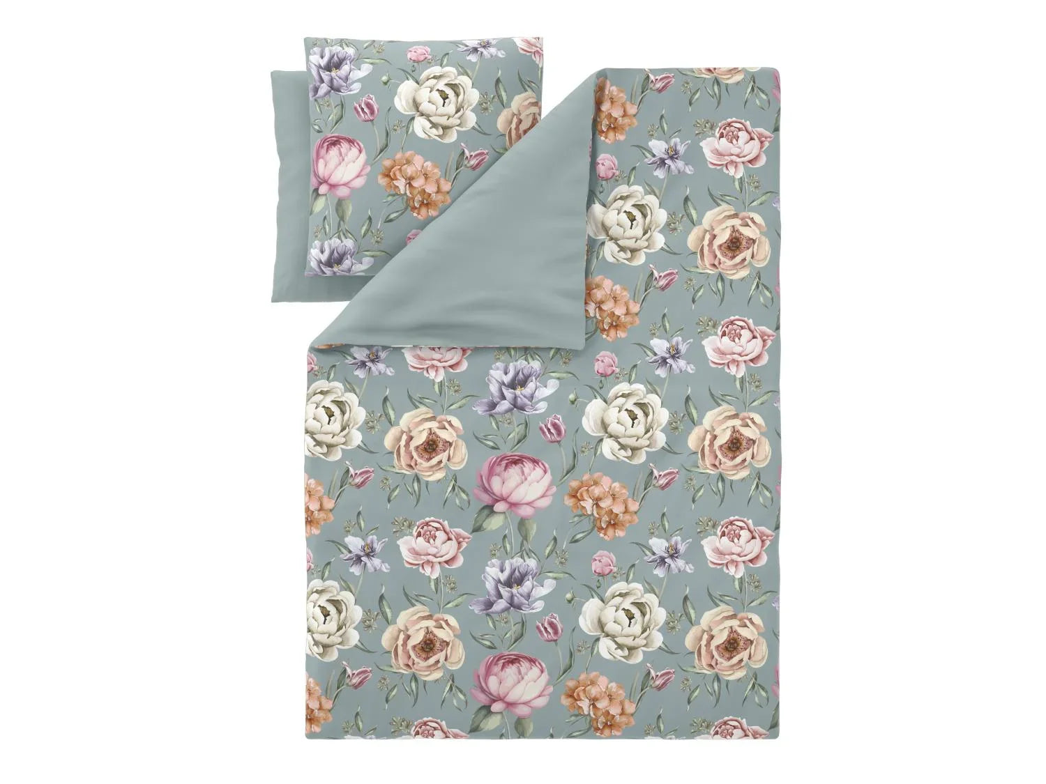 LIVARNO Parure de lit double face en satin microfibre, 240 x 220 cm