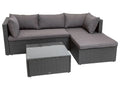 LIVARNO home Ensemble coin salon, 2 pices, gris