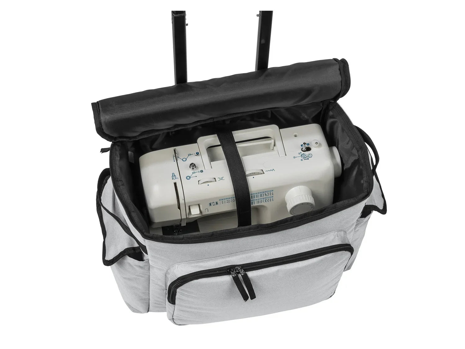 TOPMOVE Sac pour accessoires de tricot ou trolley pour machine  coudre