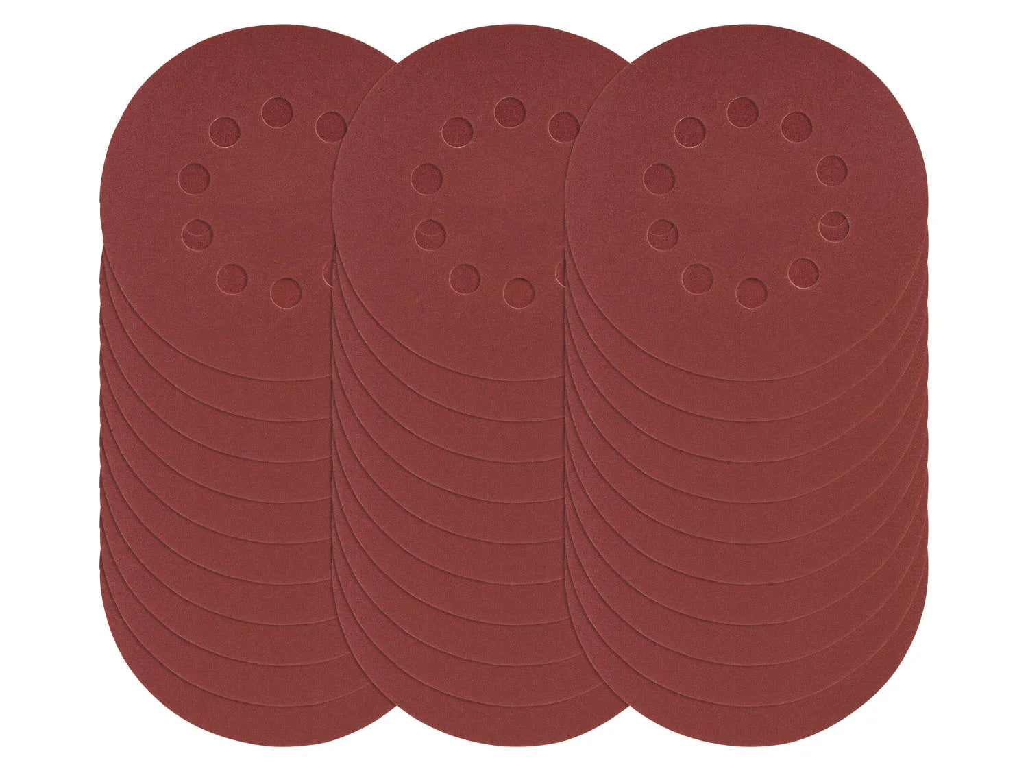 PARKSIDE Set de feuilles abrasives, pour meuleuses excentriques