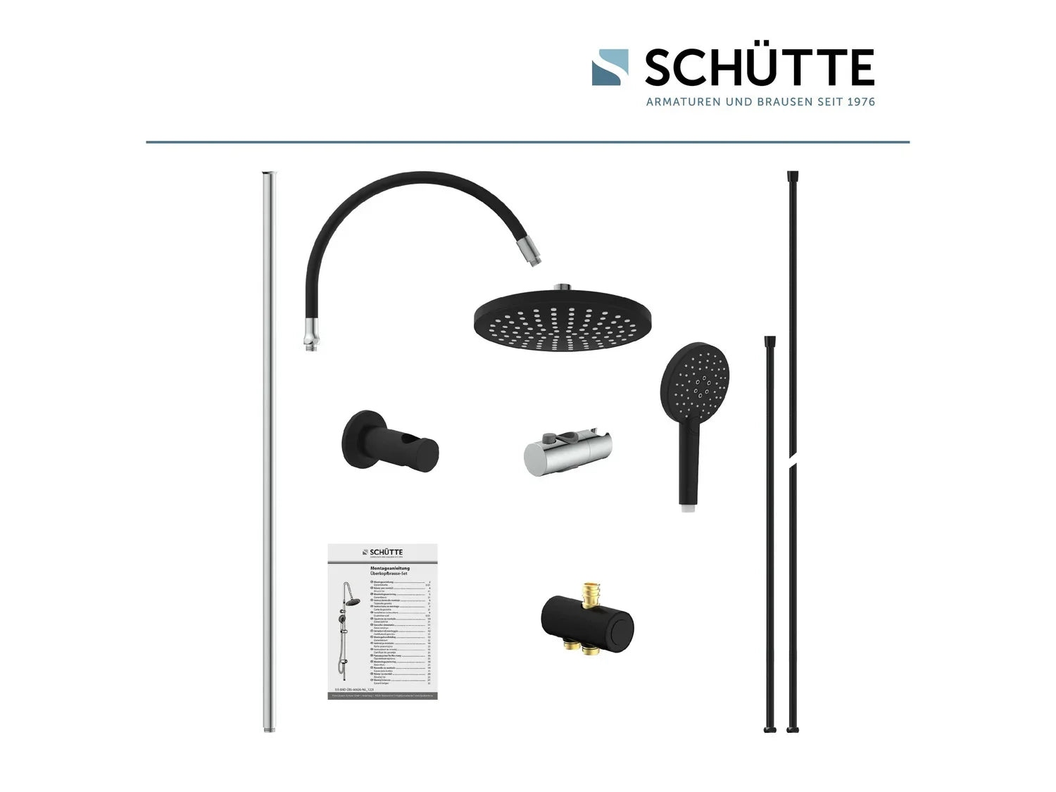 Schtte Colonne de douche MATAO RAIN, douche  pluie mobile et douchette