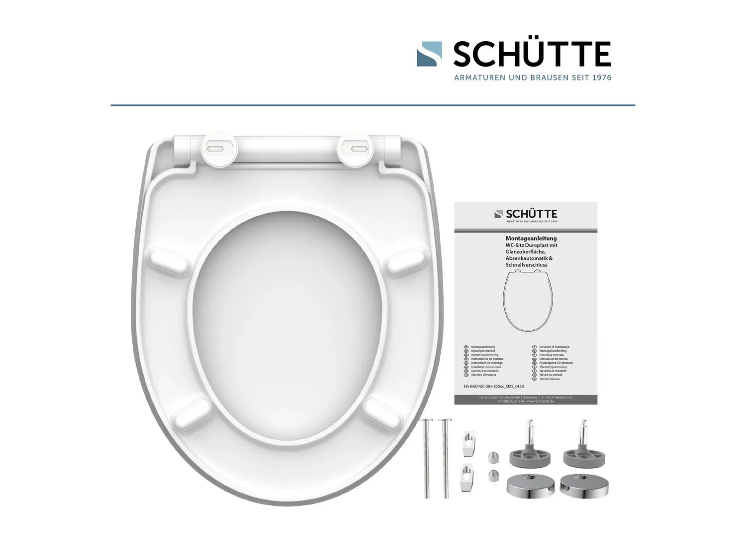 Schtte Abattant WC High Gloss, avec fermeture en douceur