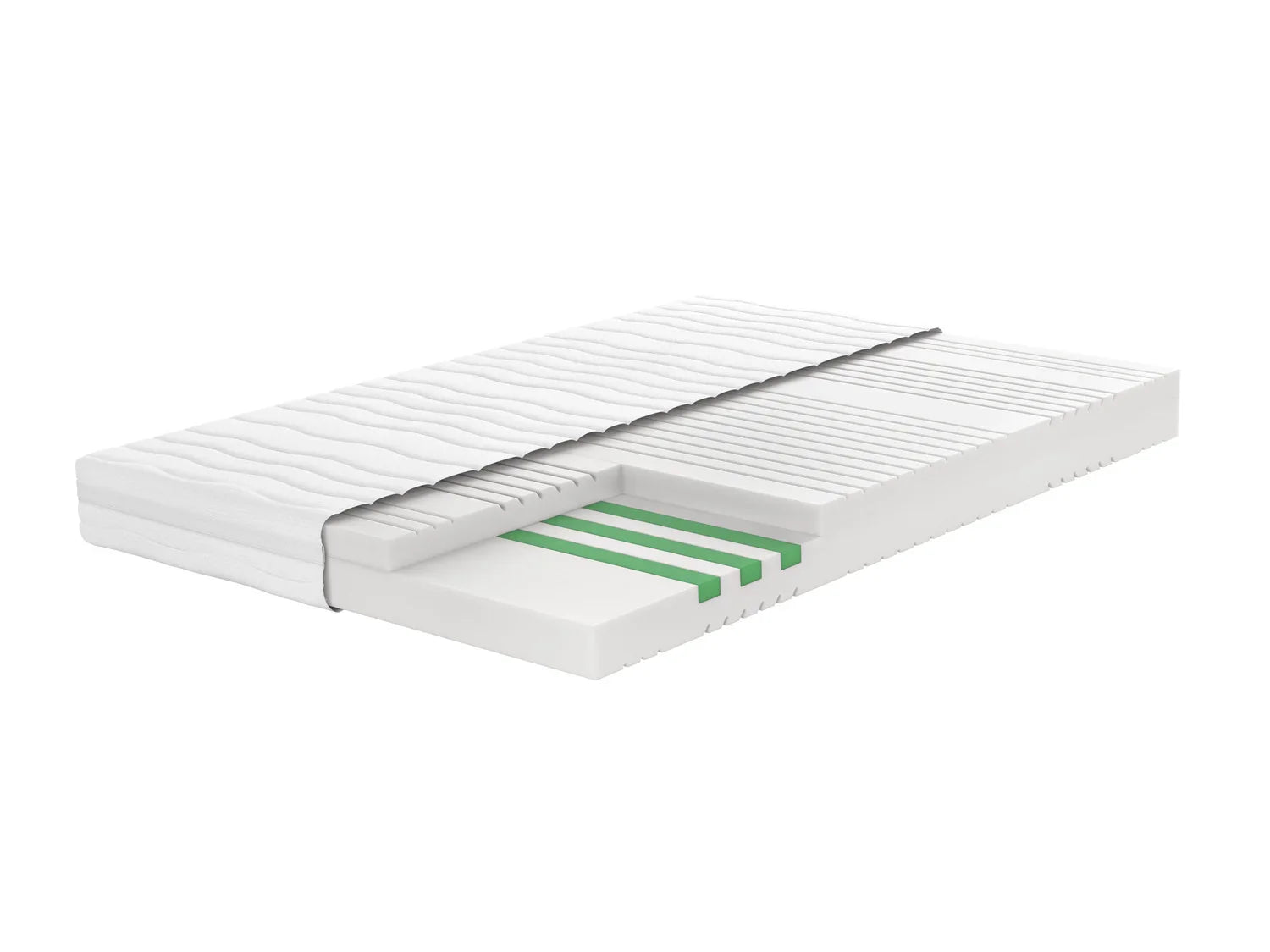 LIVARNO home Matelas en mousse froide, 7 zones, H3, 140 x 190 cm