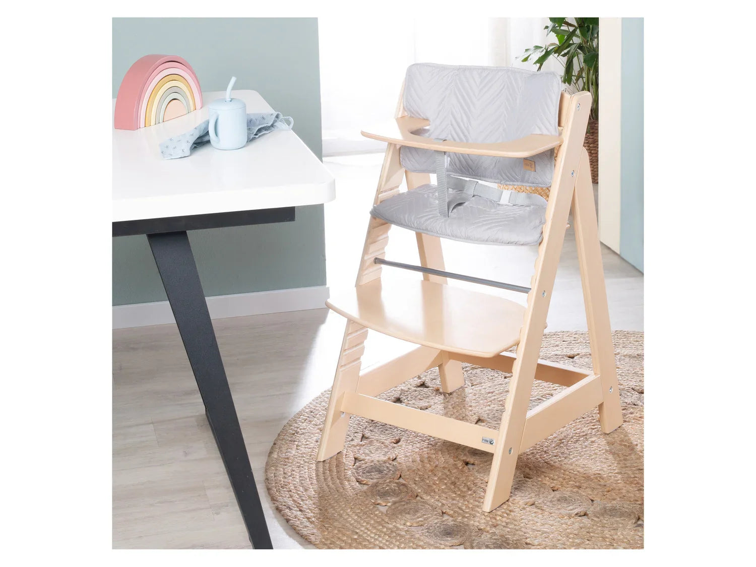 roba Chaise haute volutive Born Up Zick Zack 2 en 1