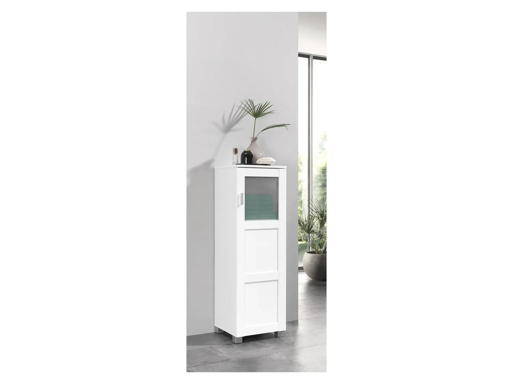 LIVARNO home Colonne de salle de bains Basel, 37 x 115,1 x 34,8 cm, blanche