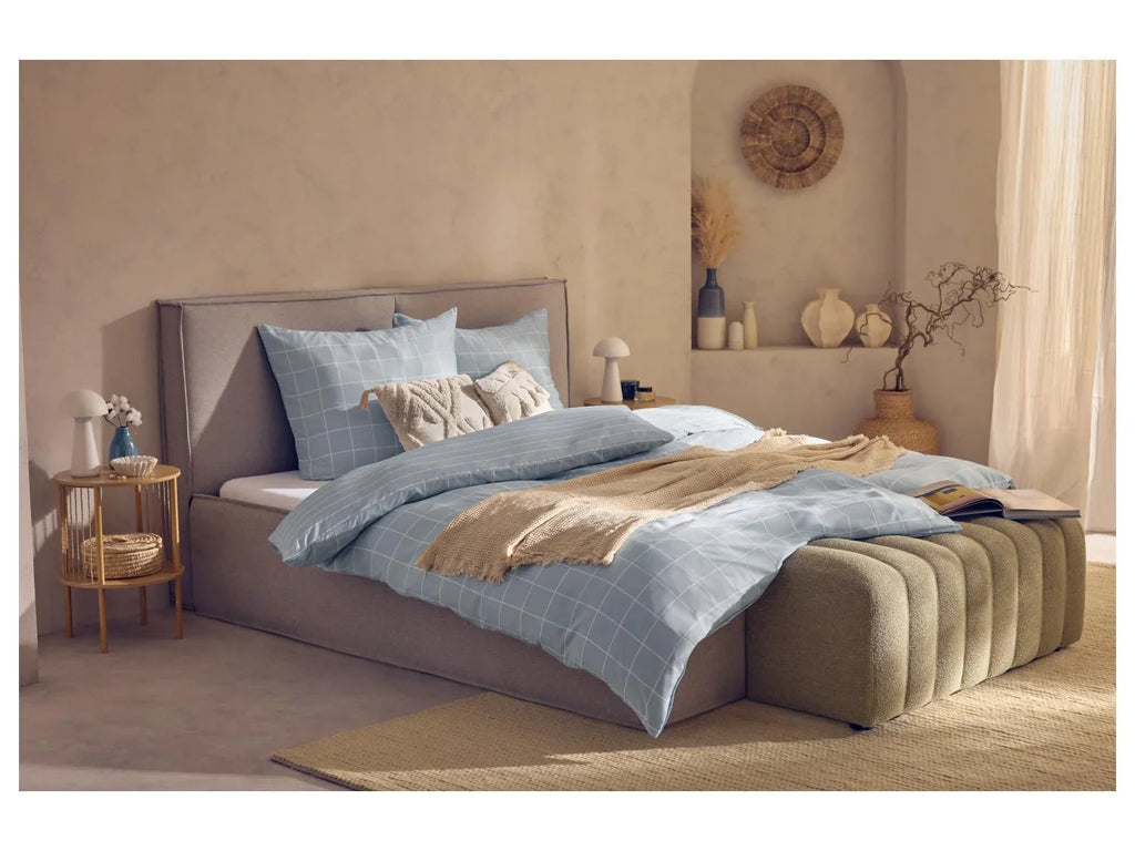 LIVARNO Parure de lit double face en satin microfibre, 140 x 200 cm