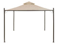 LIVARNO home Tonnelle de jardin, 2,95 x 2,95 x 2,6 m, beige/anthracite
