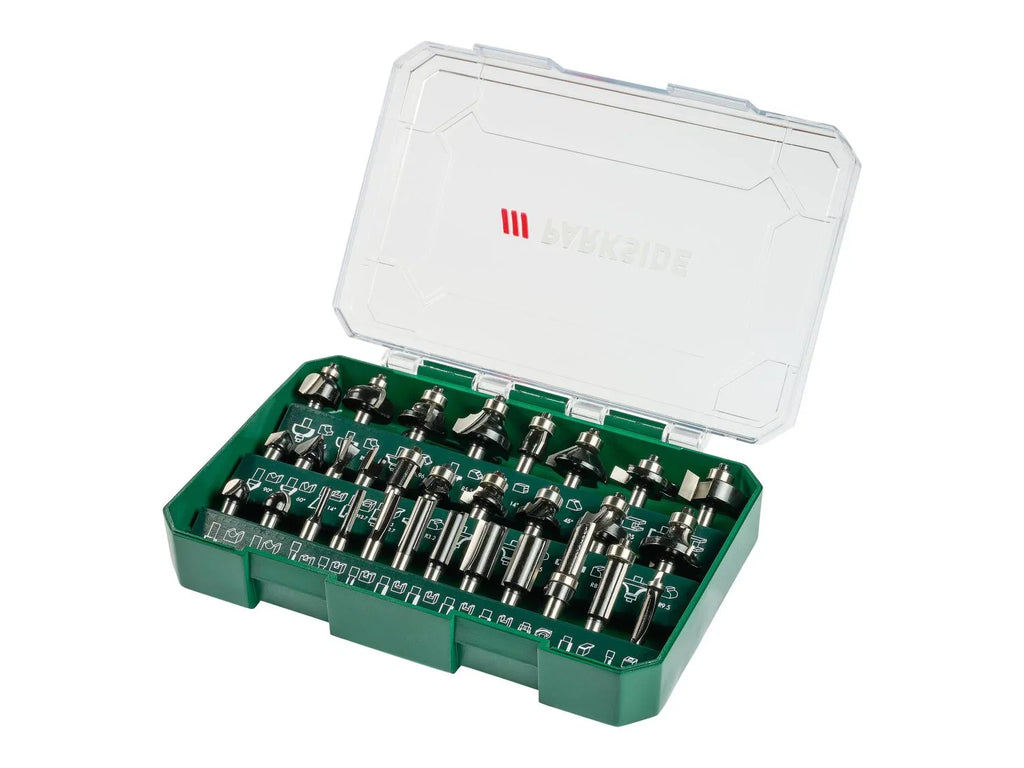 PARKSIDE Set de 30 embouts de fraisage