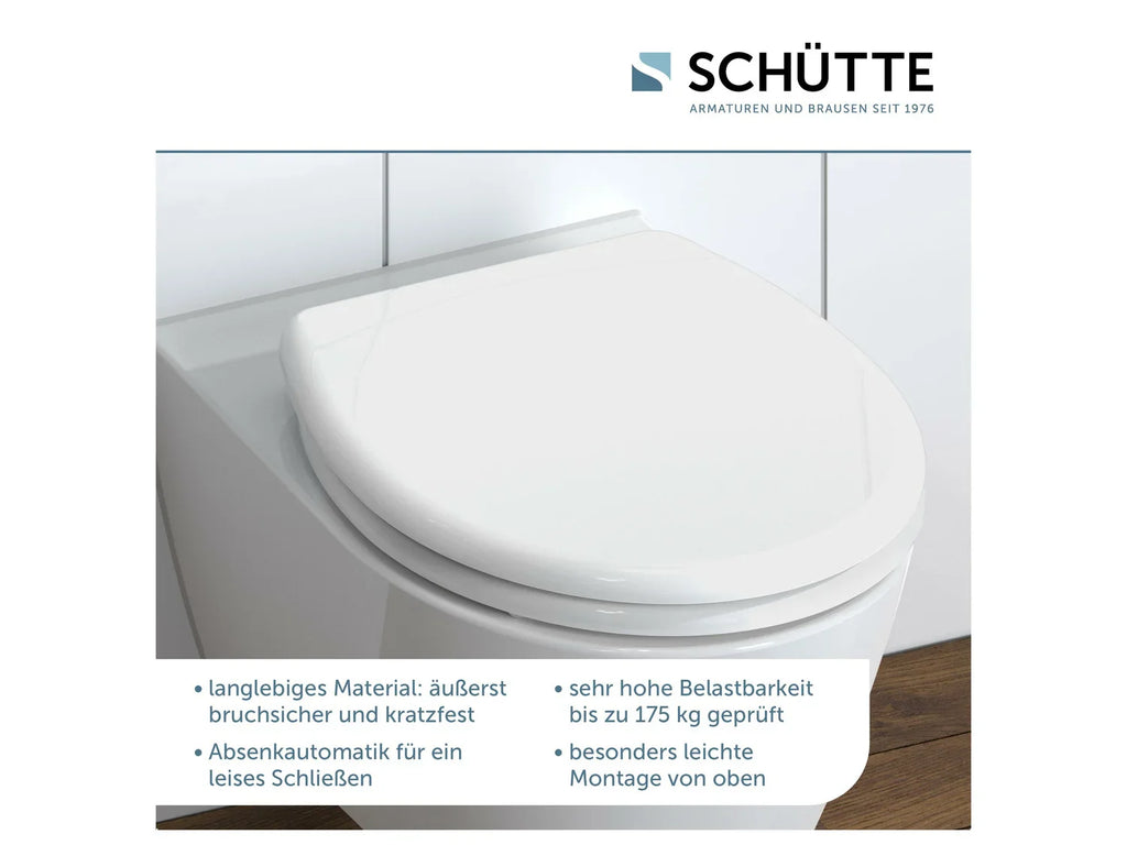 Schtte Abattant WC, avec fermeture en douceur