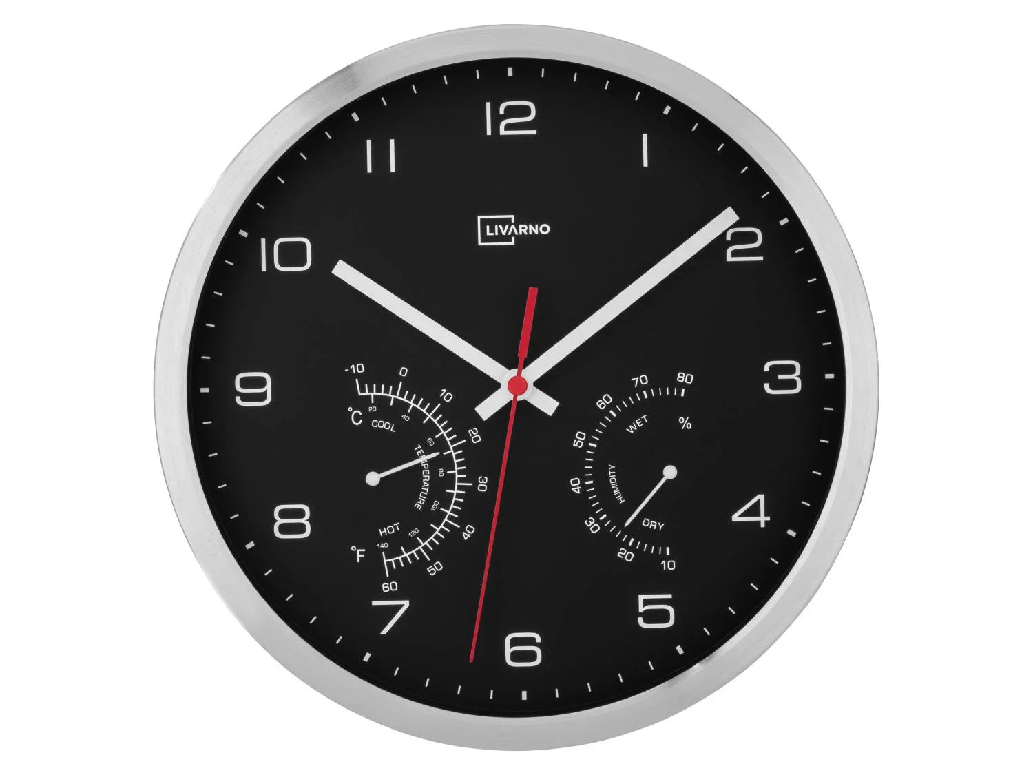 LIVARNO home Horloge murale radioguide