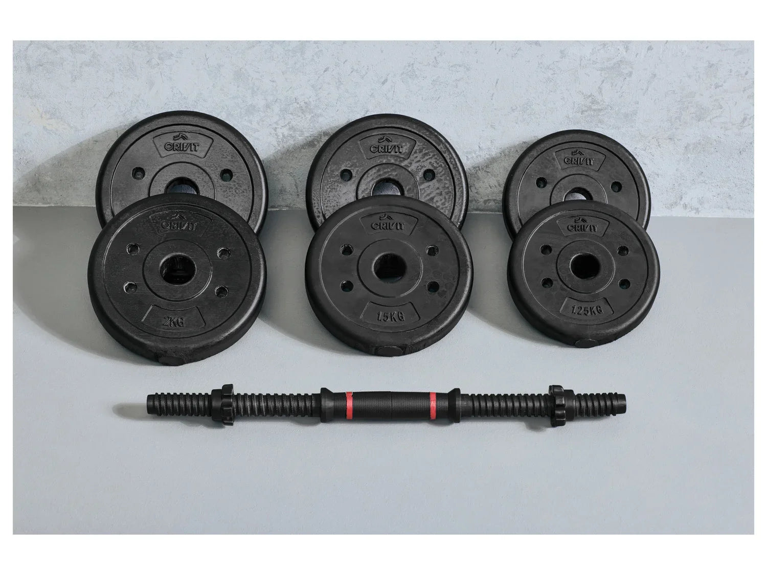 CRIVIT Set dhaltres courts, 9 pices