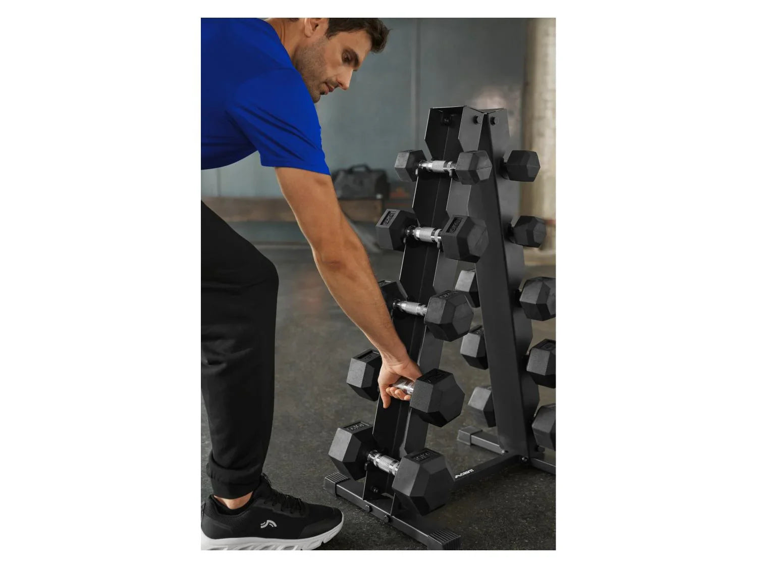 CRIVIT Haltre court hexagonal, 17,5 kg