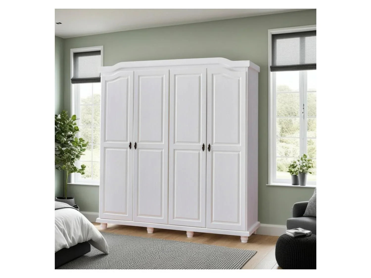 Inter Link Armoire en bois massif