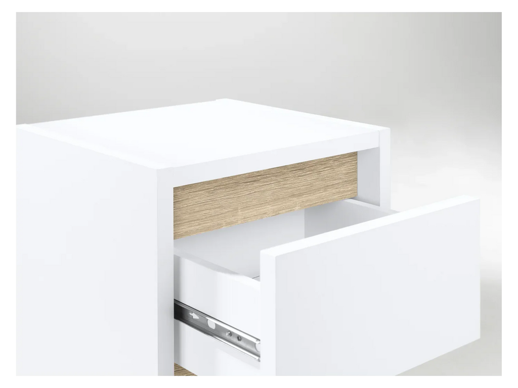 LIVARNO home Armoire latrale de salle de bains Oslo, 32 x 80 x 28 cm, blanche