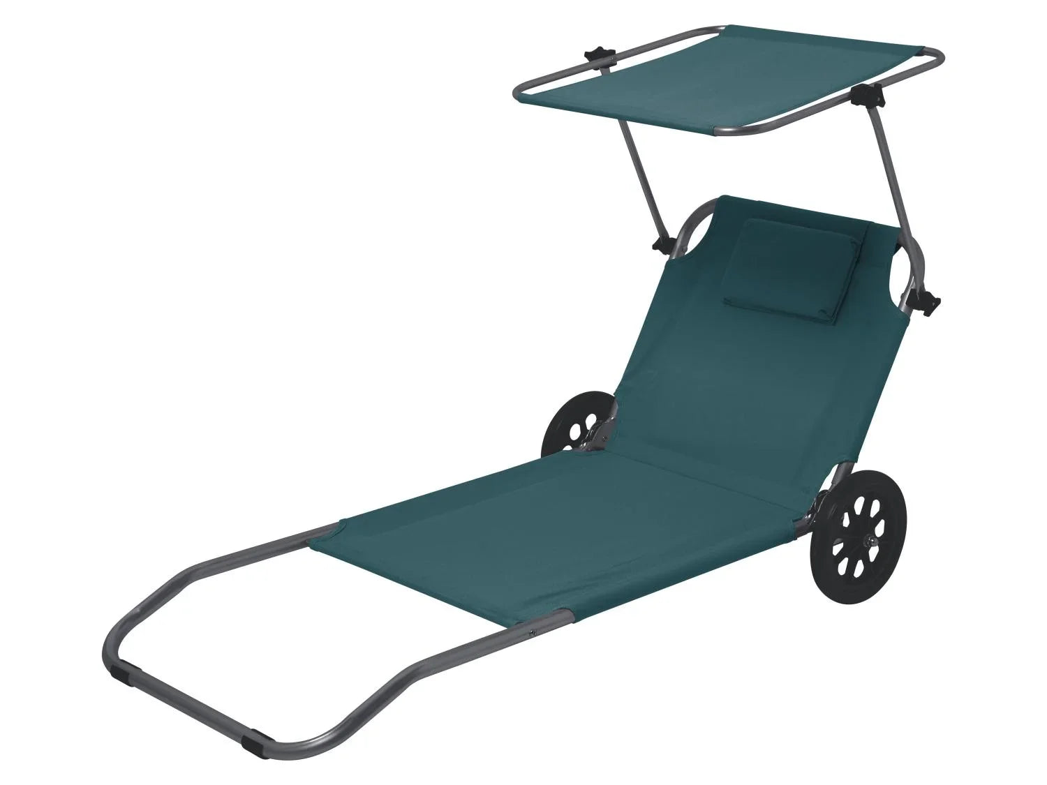 CRIVIT Chaise de plage  roulettes