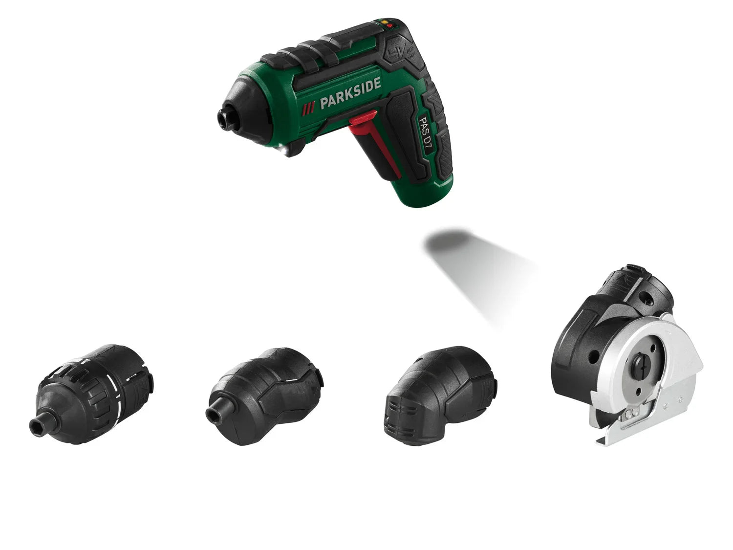PARKSIDE Visseuse sans fil avec embouts interchangeables PAS D7