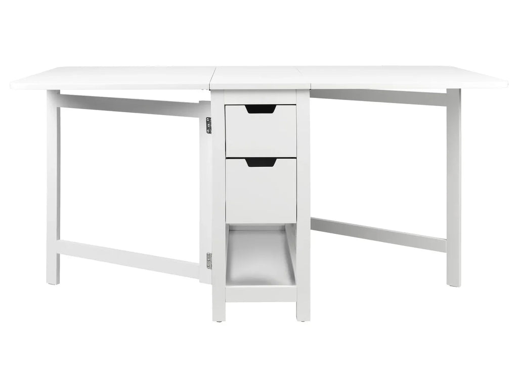 LIVARNO home Table pliante, 150 x 74 x 80 cm, blanche