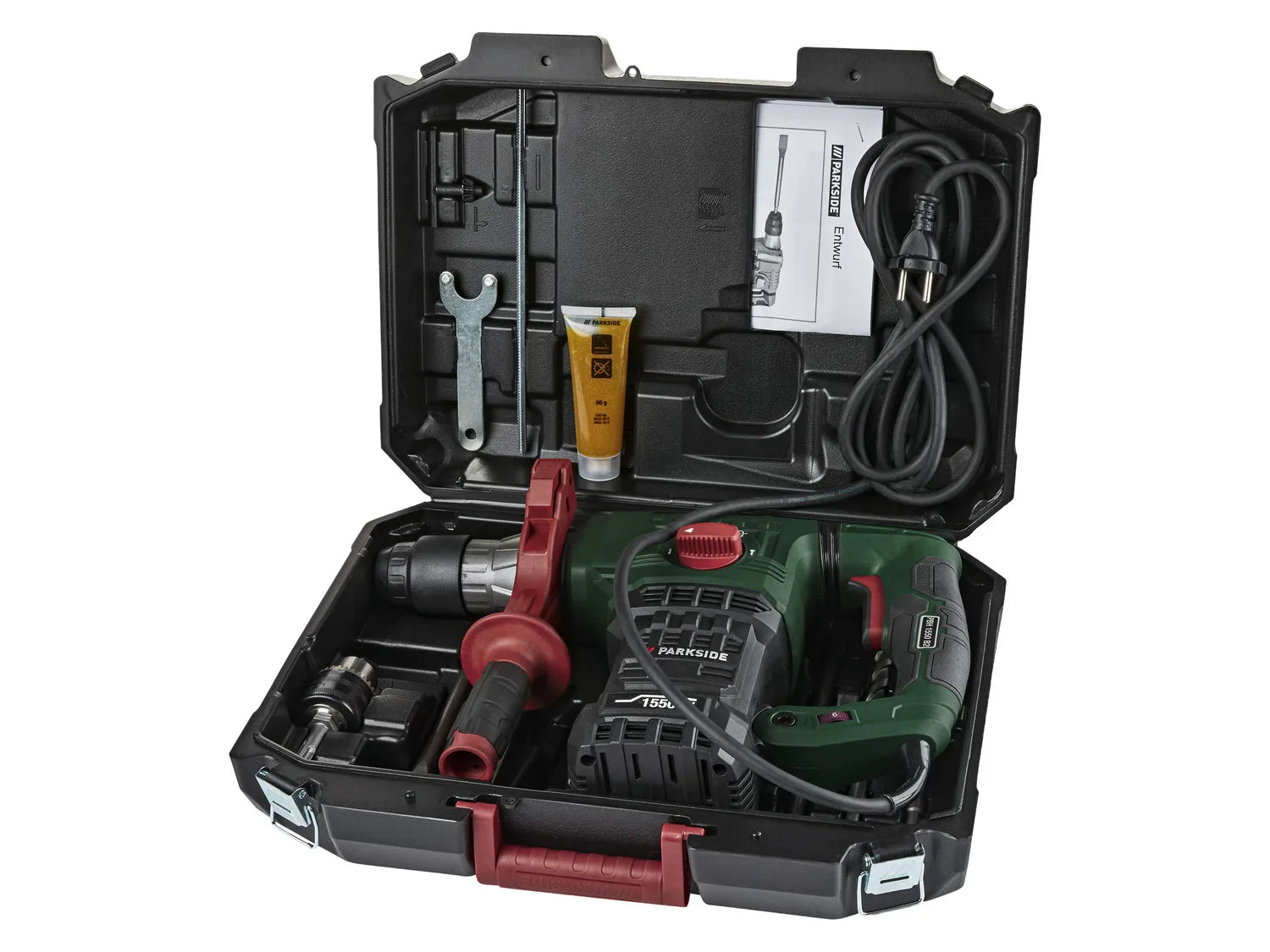 PARKSIDE Marteau perforateur burineur PBH 1550 B2, 1550 W