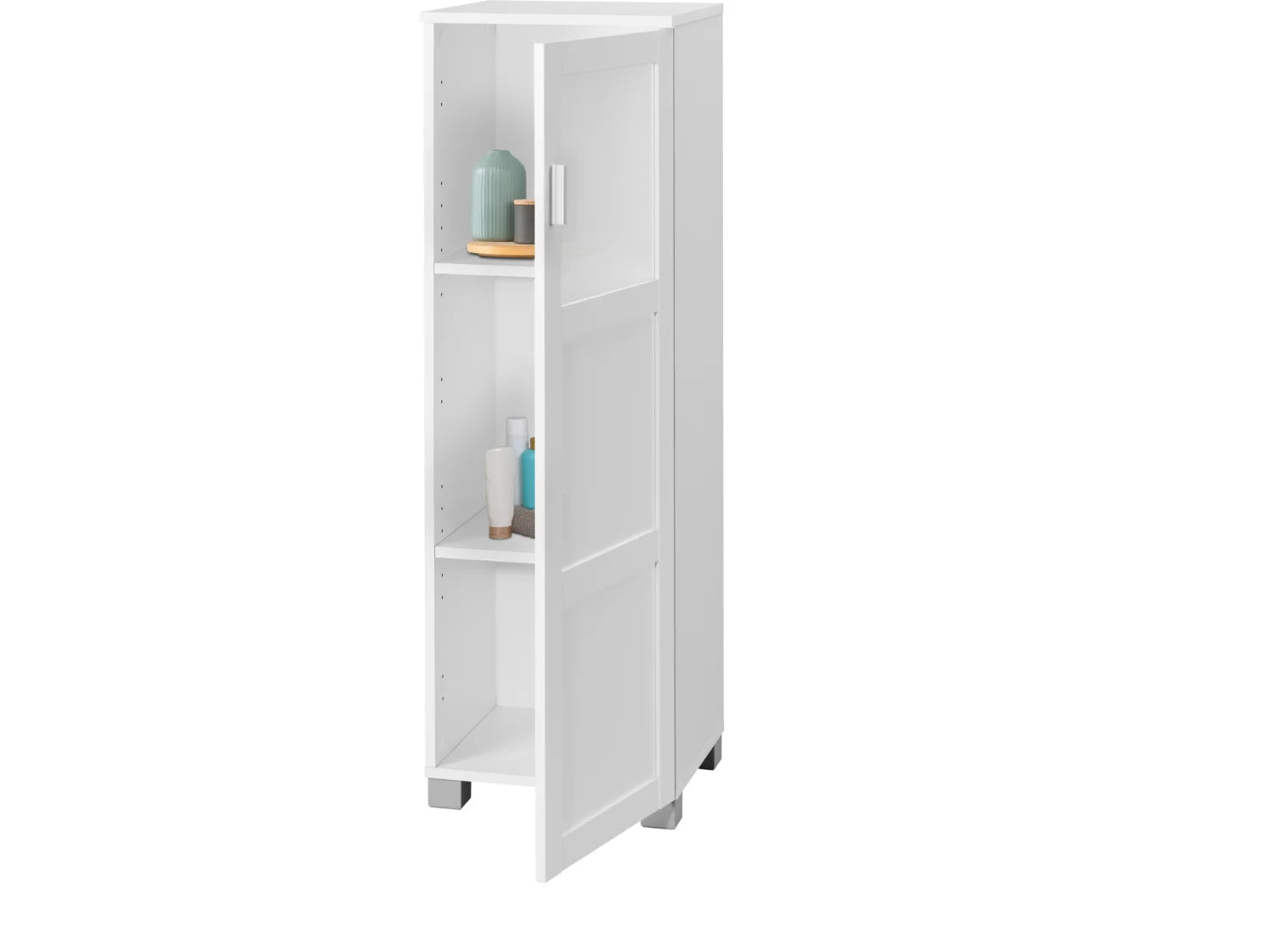 LIVARNO Colonne de salle de bains Basel, 37 x 114,1 x 34,5 cm, blanche