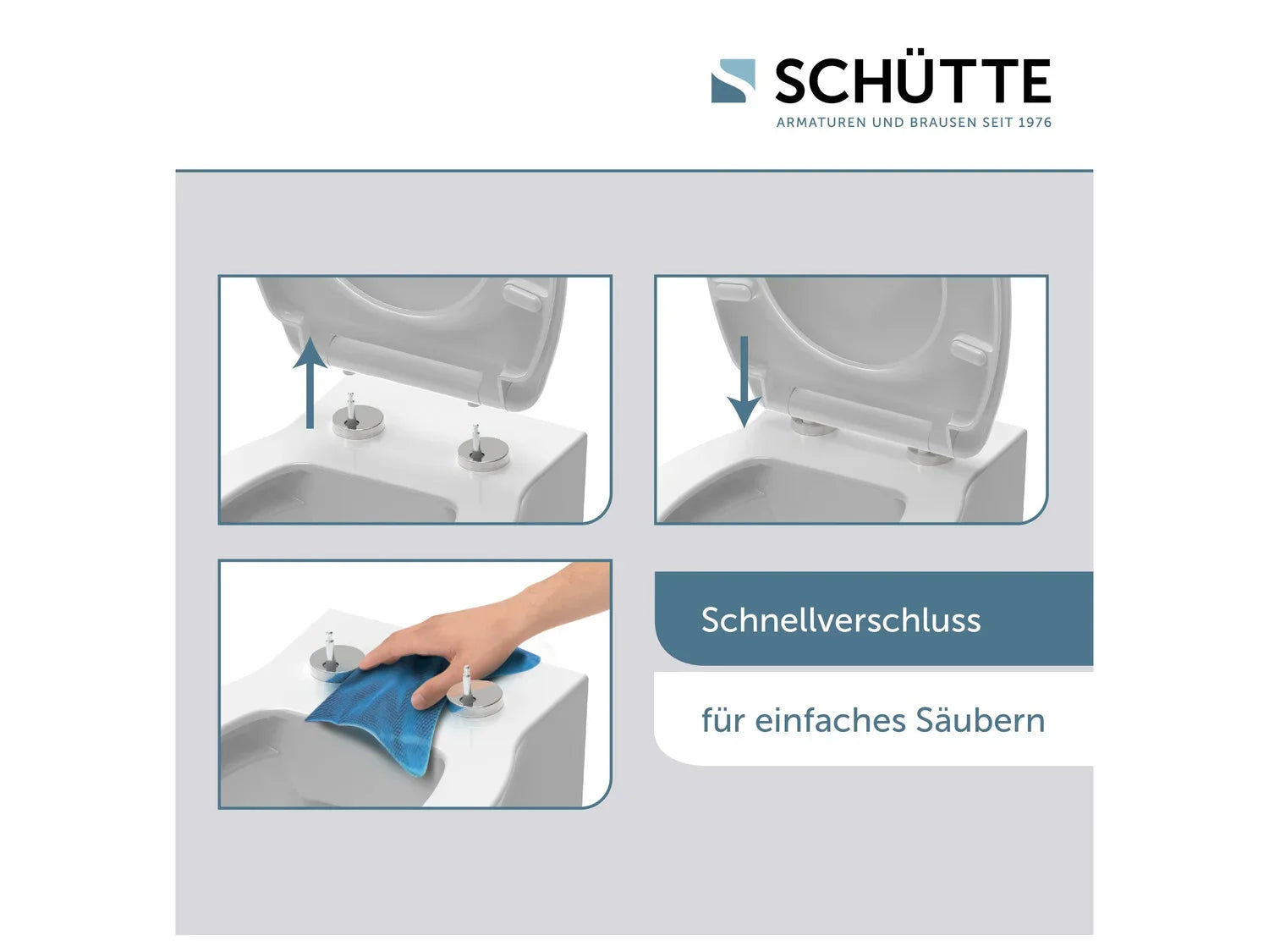 Schtte Abattant WC, avec fermeture en douceur