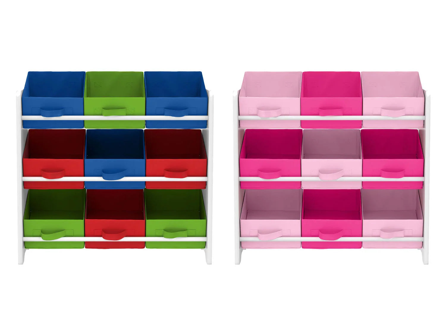 LIVARNO home Meuble de rangement pour enfants, avec 9 botes textiles