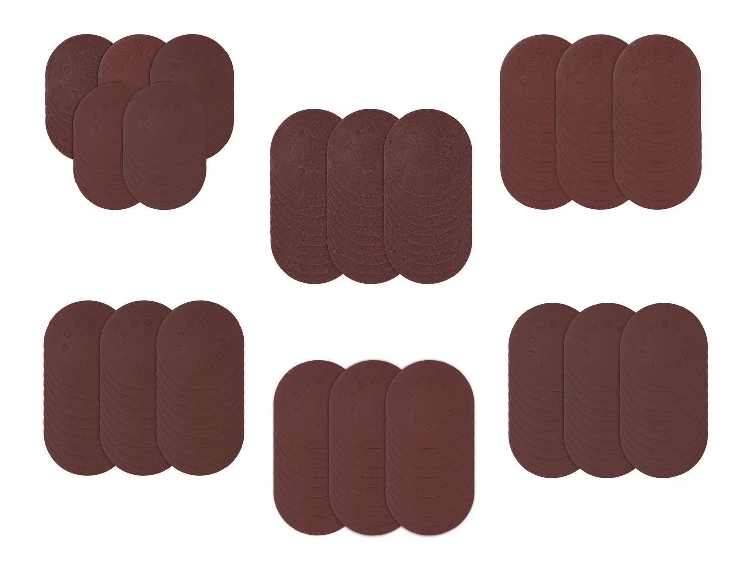 PARKSIDE Set de 30 papiers abrasifs pour ponceuse multisupports